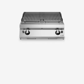 Lavastensgrill gas dubbel stål R900