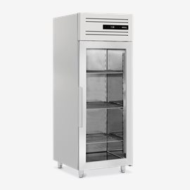 Kylskåp enkel med glasdörr MerCatus M1-720